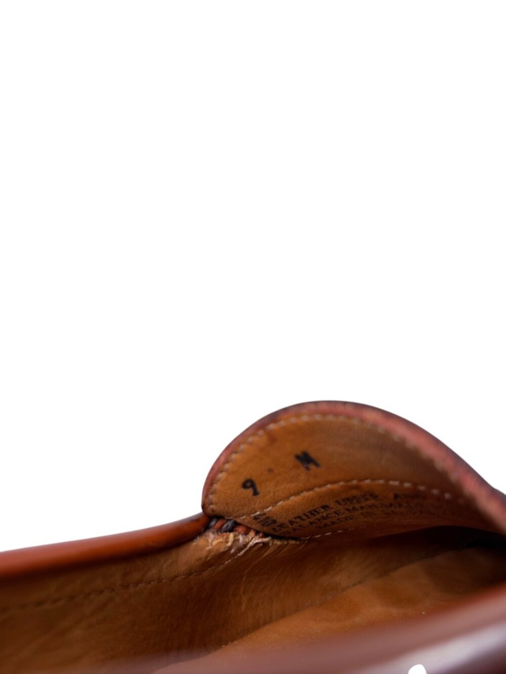 G.H. Bass Co Weejuns Whitney Penny Loafers Womens 9 M Burnished Cognac Leather - Picture 10 of 10